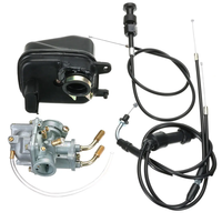 Carburetor Carby+Air Filter+Throttle+Choke Cable For YAMAHA PEEWEE YZinger PW50