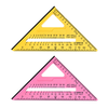 Carpenter Triangle Square Measuring Ruler 45 Degree Ruler Woodworking Scriber Angle Ruler For Woodworking