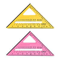 Carpenter Triangle Square Measuring Ruler 45 Degree Ruler Woodworking Scriber Angle Ruler For Woodworking