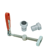 Carpentry Bench Dog Brake Inserts Workbench Fast Fixed Clip Clamp Aluminium Fixture Vise for 20mm Desktop Hole Carpenter