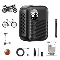 Carsun 150Psi Portable Bike Electric Air Pump Fast Rechargeable LED Digital Gauge Tire Inflator