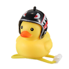 Cartoon Yellow Silica Wind Duck Helmet Horn Motorcycle Bicycle Light Shining Mountain Bike Handlebar Head Light Bell Acc