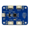 CH344Q USB to TTL Serial Port Adapter Four Channel UART Module Type-C 5V Input Low Power Overcurrent Protection Multi Se
