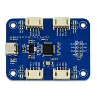 CH344Q USB to TTL Serial Port Adapter Four Channel UART Module Type-C 5V Input Low Power Overcurrent Protection Multi Se