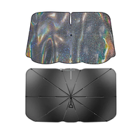Chameleon Foldable Car Front Windshield Sunshade Umbrella UV-Reflective Laser Car Sunshade Cover Colorful Heat Insulatio