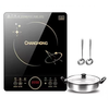 CHANGHONG 2200W Electric Induction Cooker Household Waterproof Small Hot Pot Heating Stove Touchpad Stir-fry Dish Cookin