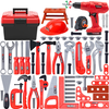 Children ToolBox Kids Tool Set Electric Toy Drill Screwdriver Pretend Play Engineer Simulation Repair Construction for B