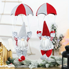 Christmas Scene Decorations Christmas Faceless Parachuting Old Man Parachute Christmas Window Hanging Decoration Gifts