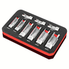 Chrome Vanadium Steel Oxygen Sensor Wrench Set 9PCS Fuel Injection Repair Tool Hexagonal Socket 10mm to 22mm ABS Master