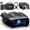 CIGMAN CNV01 4K Night Vision Binoculars 600M Range 3.99" HD Display 5x Digital Zoom Infrared Spotlight 512GB Expandable