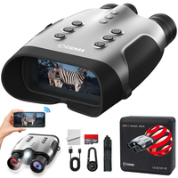 CIGMAN CNVPRO Night Vision Binoculars 4K Video 52MP Photos 8X Zoom WiFi Streaming Infrared Vision 5100mAh Battery IP54 W