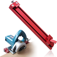 Circular Saw Guide Rail Aluminum Alloy Adjustable Base Compatible with 4 Inch Marble Cutter Precision Cutting Tool Woodw