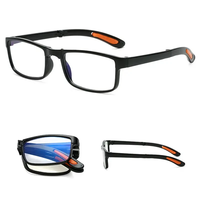 Classic Portable Folding Reading Glasses Ultralight Eyewear Anti-blue Light Presbyopia Glasses for Men Women Far Sight G