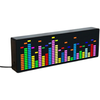 Color LED Music Spectrum Electronic Clock RGB LEDs USB Voice Control Rhythm Light 1624RGB Pickup Atmosphere Level Indica