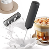 Comfook Electric Milk Frother Whisk 10000 RPM High-Speed Stirring 304 Stainless Steel with Storage Cover Type-C Charging