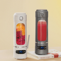 Comfook Portable Blender Juicer Cup 600ml Rechargeable Smoothie Maker with 12-Blade Stainless Steel USB-C Charging Trave