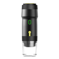 Comfook Portable Capsule Coffee Machine One-Touch Espresso Machine Cold & Hot Brew Rechargeable 7500mAh Battery Supports