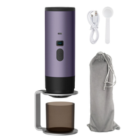 Comfook Portable Capsule Coffee Machine Support Capsules & Powder Brewing Coffee Maker with Digital Display 7800mAh Batt