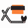 Contour Gauge Profile Tool Adjustable Lock Edge Shaping Wood Measure Ruler Tiles Meethulp Gauge