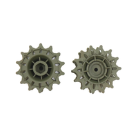 COOLBANK M5A1 G2080 Plastic Driving Wheel Main Wheel Set Accessories RC Car Tank Spare Parts