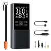 Cordless Car Tire Inflator Portable Mini Air Pump Power Bank with LED Light 4 Mode Inflation Mode Intelligent Digital Di
