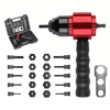 Cordless Electric Rivet Nut Gun Insert Nut Riveting Tool Alloy Steel Adapter Hexagon Interface Metric and Inch Connector