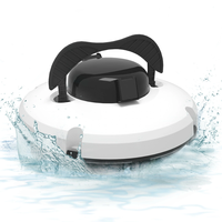 Cordless Robotic Pool Cleaner Pool Vacuum with Dual Motors Self Parking Suitable for Flat Ground Pools