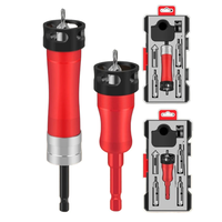 Countersink Drill Bit 3-in-1 Aluminum Alloy Body High Speed Steel Blades Adjustable 90 Degree Precision Universal Hex Sh
