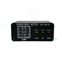 CQV-SWR120 Power Watt Meter 1.8MHz-54MHz Standing-waves Meter 240 * 240 Full Color Digital LCD Display SWR Short Waves M