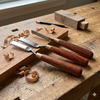 Cranked-Neck Chisels for Precision Paring Tenon Cleaning Tool Chisels for Hard-to-reach Areas