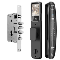 CS7 3D Face 30*300mm Lock Body Smart Door Lock Security Camera Monitor Lock Intelligent Fingerprint Password Biometric E