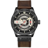 CURREN Men Classic Sports Quartz Watch Large Dial Fashion Casual Watches Waterproof Watch with Calendar,  Luminous Hands