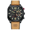 CURREN Men Sports Watches Multi-function Chronograph Quartz Watch Luminous Waterproof Calendar Wristwatch