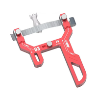 Curved Surface Polishing Tool Aluminum Alloy 1-15mm Clamping Capacity Adjustable Sandpaper Curve Lightweight Design Mode