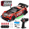 CV-E82 CV-E83 1/24 2.4G Drift RC Car LED Light Two Speed Full Scale High Speed Vehicle Models