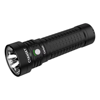 Cyansky Carbon LiFePO4 Flashlight 4*SST20 2000LM Steady Beam Portable LED Torch with 15000mAh Rechargeable LiFePO4 Batte
