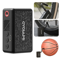 CYCLAMI AM6 130 PSI Mini Bike Air Pump Intelligent Preset Tire Tressure Type-C Charging Inflator for MTB E-Bikes Ball