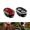 CYCLAMI CY300T 2PCS Bicycle Smart Front Rear Brake Sensing Lights Waterproof Type-C Charging Bike Lighting Headlight War