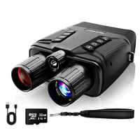 CZ080 Infrared Tactical Binocular Telescope 4K UHD 40MP 600M Binoculars Night Vision with 5000mAh Battery,  32GB SD Card