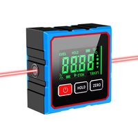 CZDANG Electronic Digital Angle Dipmeter Four Sided Magnetic Inclinometer ±0.2° Accuracy Cross Laser Level Type-C Chargi