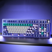 DAREU COOL98 Tri-mode Mechanical Gaming Keyboard with Volume Knob RGB Light Gasket Structure SOCD 1ms Game Delay 8000mAh