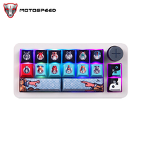 Darmoshark SK16 QMK Mechanical Keyboard Gasket 16keys RGB Triple-Mode Mini Mechanical Keyboard Full-Key Hot-Swappable Pl