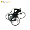 DarwinFPV CineApe 25 Frame 112mm Wheelbase Inverted 2.5 Inch Cinematic Whoop Frame Kit / Replace Bottom Plate Upper Plat