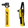 DCCMS 0.5L Mini Scuba Tank for Recreational Diving Scuba Cylinder Oxygen Tank Support 5-10Minutes Scuba Divingfor Underw