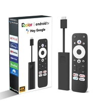 Dcolor GD1 Android 11.0 TV Stick 4K Streaming Media Player Amlogic S905Y4 2G DDR4 16GB Netflix Google Certified 5G Dual