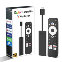 Dcolor GD1 Google Certified Android 11 TV Stick with bluetooth Voice Remote S905Y4 AV1 2GB RAM 16GB ROM 2.4G+5G Dual WiF