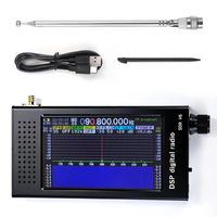 DeepSDR V6 High Performance DSP Digital Receiver 4.3 Inch IPS Touchscreen 192kHz Spectrum Display Multimode CW AM SSB FM