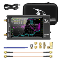 DeepVNA-101 Antenna Analyzer 10kHz-1.5GHz SWR Meter 4.3 Inch LCD 5000mAh Battery Network Analyzer VHF UHF