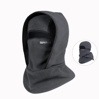 DEFATU·S Full Face Head Cover Two-Layer Hat Design Warm Winter Helmet Liner Windproof Fishing Skiing Hiking Cycling Head