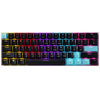 Delux KM36 61 Keys Wired Mechanical Keyboard RGB Light Two-color Injection Keycaps USB E-Sports Ergonomics Gaming Keyboa